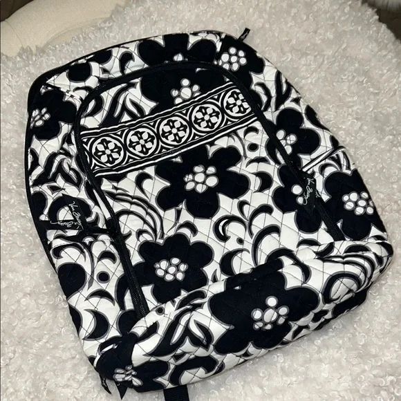 Vera Bradley | Bags | Vera Bradley Black And White Floral  display picture 1
